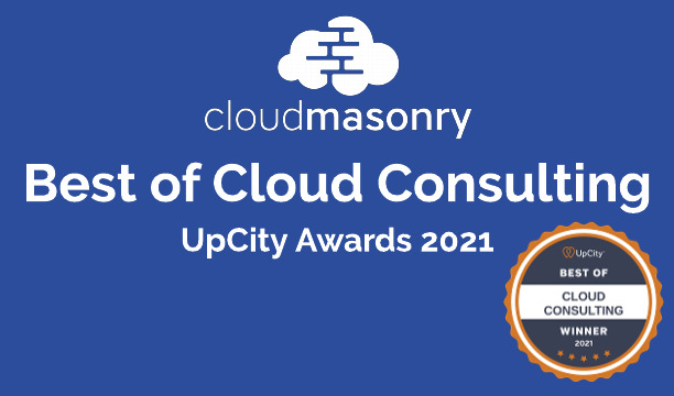 Upcity Best of Cloud Consulting Award - CloudMasonry