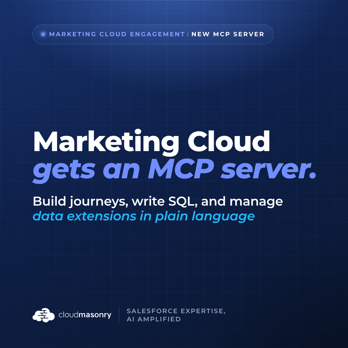 Marketing Cloud Engagement’s MCP Server: What It Does and What It Changes