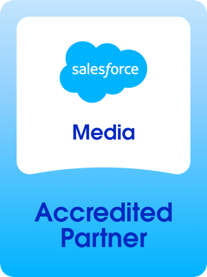 Salesforce Accredited Partner badge: Media